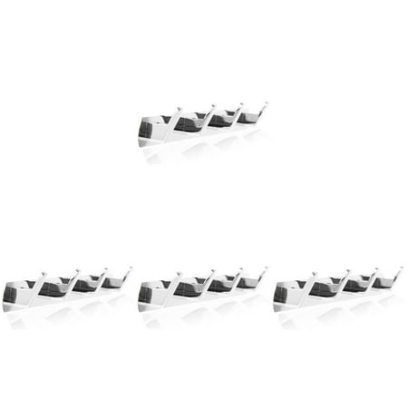 Qusenong 4pcs Wall-mounted Clothes Hook Multi-function Wall Hook Household Coat Hook Bathroom Supply
Qusenong 4pcs Wall-mounted Clothes Hook Multi-function Wall Hook Household Coat Hook Bathroom Supply