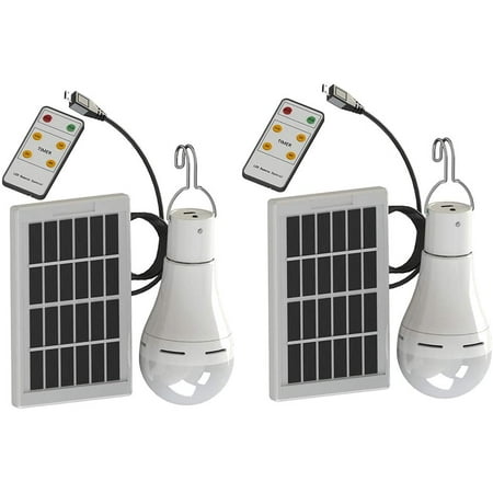 LED Solar Lamp 9W Solar Power Super Bright Bulbs with Remote Control-solar Camping / Emergency Light for Camping Hiking 2pcs
LED Solar Lamp 9W Solar Power Super Bright Bulbs with Remote Control-solar Camping / Emergency Light for Camping Hiking 2pcs