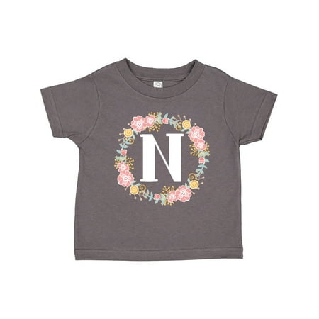 Inktastic Monogram Letter N Rose Floral Wreath Gift Gift Toddler Toddler Girl T-Shirt
Inktastic Monogram Letter N Rose Floral Wreath Gift Gift Toddler Toddler Girl T-Shirt
