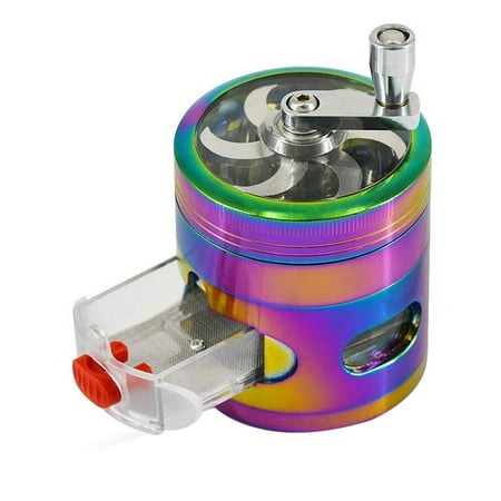 Seyurigaoka Hand Grinder with Drawer 4 Layers Detachable Zinc Alloy Clear Top Metal Food Processor
Seyurigaoka Hand Grinder with Drawer 4 Layers Detachable Zinc Alloy Clear Top Metal Food Processor
