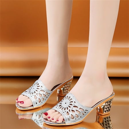 sebulube Fashion Summer Women Sandals Hollow Breathable Rhinestone Sequins Casual Middle Heel
sebulube Fashion Summer Women Sandals Hollow Breathable Rhinestone Sequins Casual Middle Heel