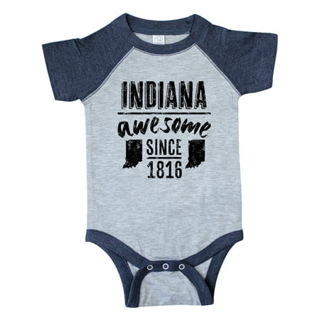 Inktastic Indiana Awesome Since 1816 Gift Baby Boy or Baby Girl Bodysuit