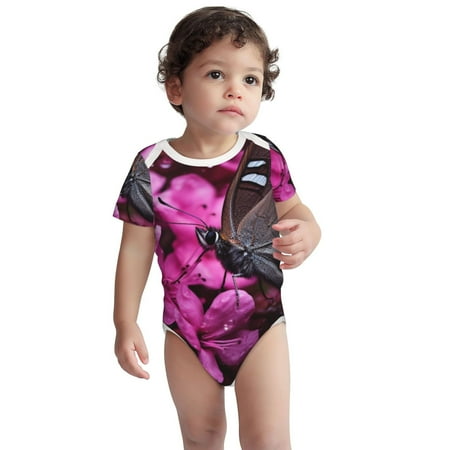 Kdxio Pink Blossoms Butterfly Pattern Unisex Baby Cotton Short Sleeve Bodysuits-3 Months
Kdxio Pink Blossoms Butterfly Pattern Unisex Baby Cotton Short Sleeve Bodysuits-3 Months