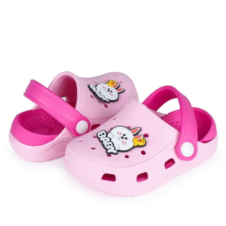 Girls Clogs Soft-soled Non-slip Sandals Slippers Slides With Cartoon Design