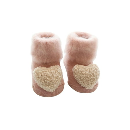 1 Pair Winter Newborn Thicken Terry Socks Adorable Baby Floor Socks Non-slip for Kids Toddler (Pink Heart)
1 Pair Winter Newborn Thicken Terry Socks Adorable Baby Floor Socks Non-slip for Kids Toddler (Pink Heart)