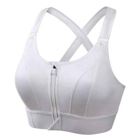 Spdoo High Impact Sports Bra for Women Zip Front Full-Support Wirefree Bras White 2XL
Spdoo High Impact Sports Bra for Women Zip Front Full-Support Wirefree Bras White 2XL