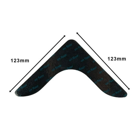 Black carpet anti-skid patch trapezoidal L-shaped carpet mat fixing patch