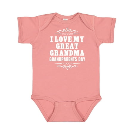 Inktastic Grandparents Day I Love My Great Grandma Gift Baby Boy or Baby Girl Bodysuit
Inktastic Grandparents Day I Love My Great Grandma Gift Baby Boy or Baby Girl Bodysuit