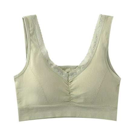 huanledash Sport Bra Lace V Neck Seamless No Steel Ring Padded Breast Support Detachable Pad Wide Shoulder Strap Lady Brassiere Women Intimate Clothes
huanledash Sport Bra Lace V Neck Seamless No Steel Ring Padded Breast Support Detachable Pad Wide Shoulder Strap Lady Brassiere Women Intimate Clothes