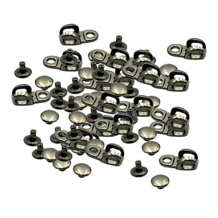 20Pieces Boot Hooks Fittings with Rivets - Repair/Camp/Hike/Climb