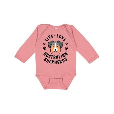 Inktastic Live Love Australian Shepherds Gift Baby Boy or Baby Girl Long Sleeve Bodysuit
Inktastic Live Love Australian Shepherds Gift Baby Boy or Baby Girl Long Sleeve Bodysuit