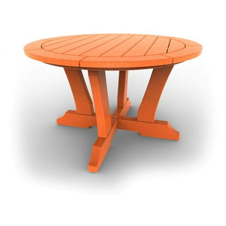 Round Patio Table by Malibu Outdoor - Laguna, Tangerine - 36\