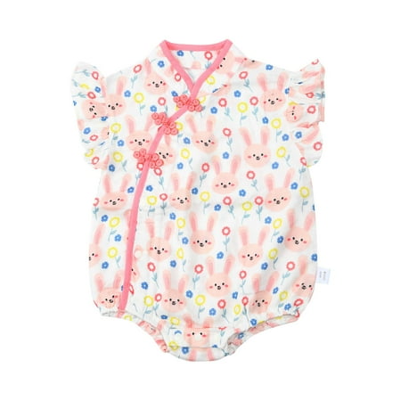Rovga Baby Girl Bodysuits Jumpsuit Fly Sleeveless Floral Print Romper For Floral Print Crawling Clothes
Rovga Baby Girl Bodysuits Jumpsuit Fly Sleeveless Floral Print Romper For Floral Print Crawling Clothes