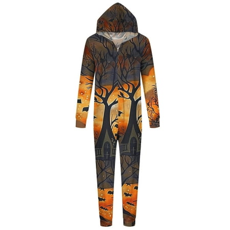 Kalauyu Adults Halloween Matching Family Sleepwear Fashion Print Hooded Long Sleeve Romper Pjs Family Outfit Family Outfit
Kalauyu Adults Halloween Matching Family Sleepwear Fashion Print Hooded Long Sleeve Romper Pjs Family Outfit Family Outfit