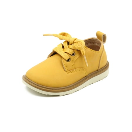 Wazshop Unisex-Child Dress Shoes Comfort Leather Shoe Lace Up Oxfords Casual Formal Flats Kids Non-Slip Lightweight Yellow 6C
Wazshop Unisex-Child Dress Shoes Comfort Leather Shoe Lace Up Oxfords Casual Formal Flats Kids Non-Slip Lightweight Yellow 6C