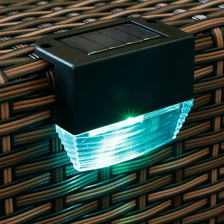 Pcapzz 2Pcs Solar Deck Lights Outdoor LED Solar Fence Light Waterproof Solar Step Light with Warm and Colorful Light for Yard Garden Pathway
Pcapzz 2Pcs Solar Deck Lights Outdoor LED Solar Fence Light Waterproof Solar Step Light with Warm and Colorful Light for Yard Garden Pathway