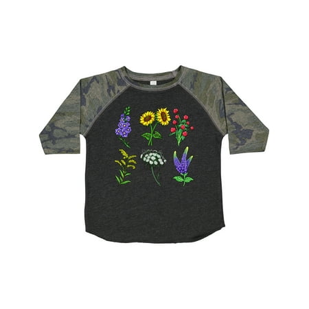 Inktastic Group of Beautiful Wildflowers Gift Toddler Boy or Toddler Girl T-Shirt
