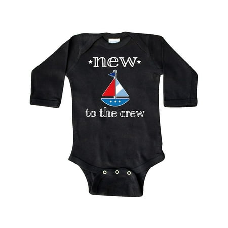 Inktastic Baby Boy New To The Crew Sailboat Gift Baby Boy or Baby Girl Long Sleeve Bodysuit
Inktastic Baby Boy New To The Crew Sailboat Gift Baby Boy or Baby Girl Long Sleeve Bodysuit