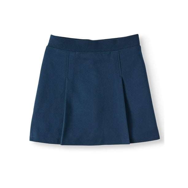 Wonder Nation Girls School Uniform Stretch Ponte Knit Scooter, Sizes 4-16 & Plus