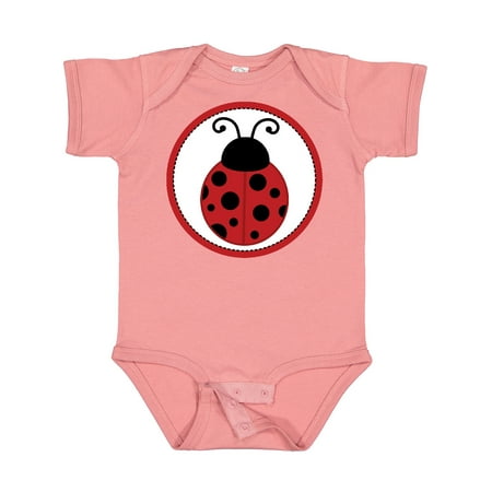 Inktastic Ladybug Circle Gift Baby Boy or Baby Girl Bodysuit