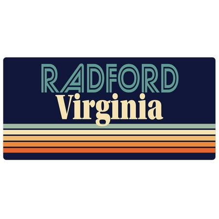 Radford Virginia 5 x 2.5-Inch Fridge Magnet Retro Design
