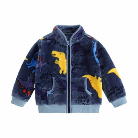Unisex Kids Fleece Jacket Printed Full Zipper Long Sleeve Sweatshirt Collar Soft Sherpa Outwear Classic Winter Clothes for Boys/Girls
Unisex Kids Fleece Jacket Printed Full Zipper Long Sleeve Sweatshirt Collar Soft Sherpa Outwear Classic Winter Clothes for Boys/Girls