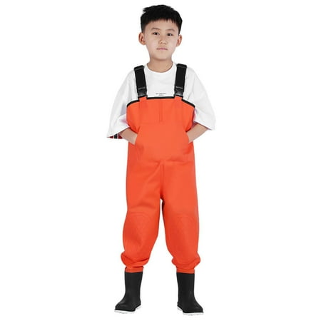 Kids Rain Coat 5T 1 Piece Pants Wading Clothes Rain Pants Rain Boots One Children s Kindergarten Play Water Beach Catch The Sea Launching Pants Orange 3-5 Years 
Kids Rain Coat 5T 1 Piece Pants Wading Clothes Rain Pants Rain Boots One Children s Kindergarten Play Water Beach Catch The Sea Launching Pants Orange 3-5 Years