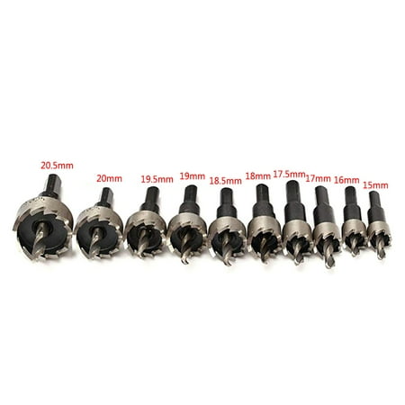 CHOMOEN HSS Hole Saw Kits for Metal 10 pcs High-Speed Steel Hole Saw Cutting Kit Drill Bits Opener Cutter Tool for Stainless Steel copper Iron
CHOMOEN HSS Hole Saw Kits for Metal 10 pcs High-Speed Steel Hole Saw Cutting Kit Drill Bits Opener Cutter Tool for Stainless Steel copper Iron