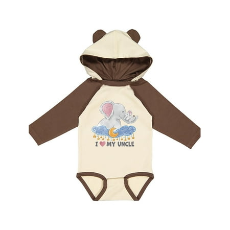 Inktastic I Love My Uncle Cute Elephants with Moon and Stars Gift Baby Boy or Baby Girl Long Sleeve Bodysuit
Inktastic I Love My Uncle Cute Elephants with Moon and Stars Gift Baby Boy or Baby Girl Long Sleeve Bodysuit