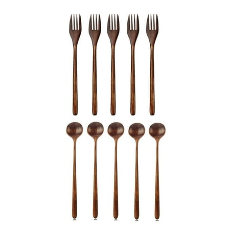 Wooden Forks 5 Pieces Japanese Wood Salad Dinner Fork & Long Spoons Wooden 5 Pieces Korean Style 10.9 Inches
Wooden Forks 5 Pieces Japanese Wood Salad Dinner Fork & Long Spoons Wooden 5 Pieces Korean Style 10.9 Inches