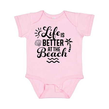 Inktastic Life is Better at the Beach with Sunshine Seashell and Palm Trees Gift Baby Boy or Baby Girl Bodysuit
Inktastic Life is Better at the Beach with Sunshine Seashell and Palm Trees Gift Baby Boy or Baby Girl Bodysuit
