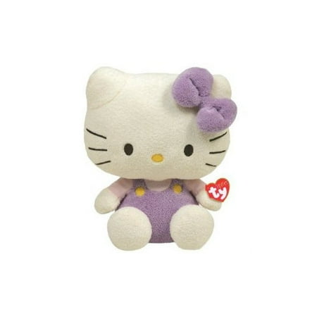 TY Pluffies - HELLO KITTY (FUZZY PURPLE - 8.5 inch)
