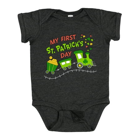 Inktastic My First St. Patrick s Day Shamrock Train Gift Baby Boy or Baby Girl Bodysuit
Inktastic My First St. Patrick s Day Shamrock Train Gift Baby Boy or Baby Girl Bodysuit