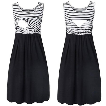 Kiplyki Wholesale Women Pregnant Maternity Stripe Tunic Breastfeeding Summer Maternity Dress
Kiplyki Wholesale Women Pregnant Maternity Stripe Tunic Breastfeeding Summer Maternity Dress