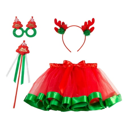 Toddler Girls Dresses Kids Christmas Dance Party Cartoon Tulle Skirt Ballet Skirts Hairband 4Pcs Set Clothes for Girls Size 6-8T
Toddler Girls Dresses Kids Christmas Dance Party Cartoon Tulle Skirt Ballet Skirts Hairband 4Pcs Set Clothes for Girls Size 6-8T