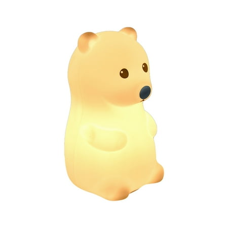 CHWARES Night Light for Kids Room Decor USB Rechargeable Cute LED Gifts for Baby Teen Girls Dull bear,G40055
CHWARES Night Light for Kids Room Decor USB Rechargeable Cute LED Gifts for Baby Teen Girls Dull bear,G40055