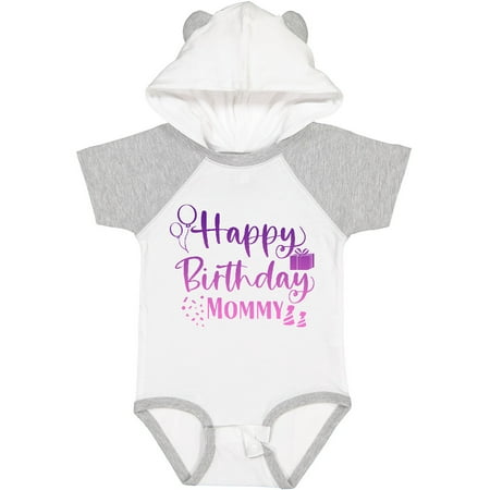 Inktastic Purple Happy Birthday Mommy Gift Baby Boy or Baby Girl Bodysuit