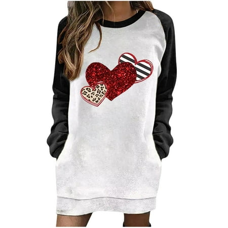 Dresses for Women 2022 New Fashion Casual Print Long Sleeve Round Neck Contrast Color Sweater Top Women s Clothing Sweatshirt Dress Maternity Dress Sweater Dress for Women
Dresses for Women 2022 New Fashion Casual Print Long Sleeve Round Neck Contrast Color Sweater Top Women s Clothing Sweatshirt Dress Maternity Dress Sweater Dress for Women
