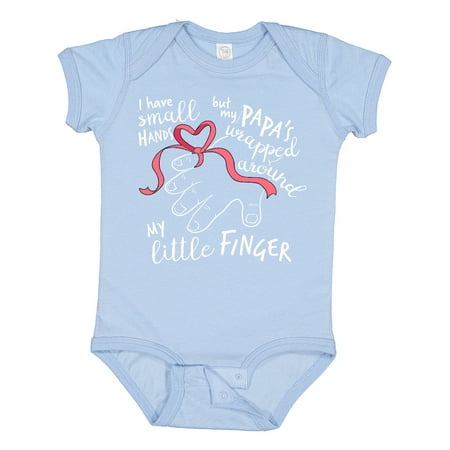 Inktastic I Have Small Hands but My Papas Wrapped Around My Little Finger Gift Baby Boy or Baby Girl Bodysuit
Inktastic I Have Small Hands but My Papas Wrapped Around My Little Finger Gift Baby Boy or Baby Girl Bodysuit