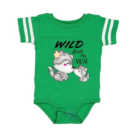 Inktastic Wild About My Mom- Mother and Baby Wolves Gift Baby Boy or Baby Girl Bodysuit
Inktastic Wild About My Mom- Mother and Baby Wolves Gift Baby Boy or Baby Girl Bodysuit
