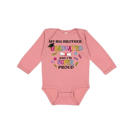 Inktastic My Big Brother Graduated and I m Super Proud Boys or Girls Long Sleeve Baby Bodysuit
Inktastic My Big Brother Graduated and I m Super Proud Boys or Girls Long Sleeve Baby Bodysuit