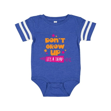 Inktastic Don t Grow Up It s A Trap Stars - Orange Pink Gift Baby Boy or Baby Girl Bodysuit
Inktastic Don t Grow Up It s A Trap Stars - Orange Pink Gift Baby Boy or Baby Girl Bodysuit