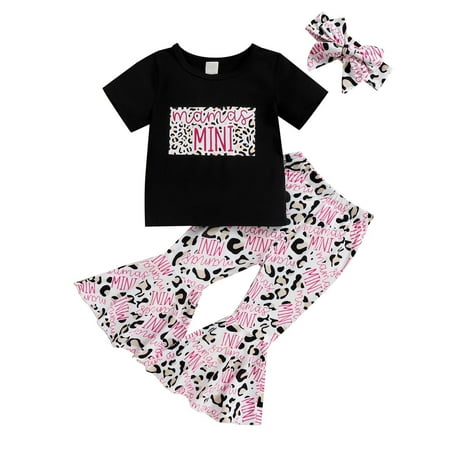 Leesechin Toddler Tops Long Sleeve Clearance Baby Girls Fashion Cute Leopard Letter Print Flared Pants Top Bow Headdress Suit
Leesechin Toddler Tops Long Sleeve Clearance Baby Girls Fashion Cute Leopard Letter Print Flared Pants Top Bow Headdress Suit