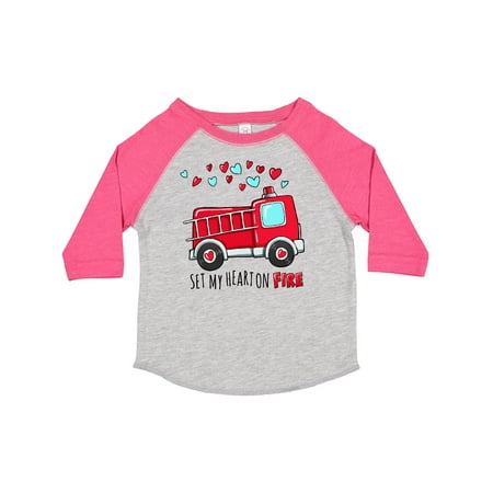 Inktastic Set My Heart on Fire Valentine Fire Truck with Hearts Gift Toddler Boy or Toddler Girl T-Shirt
Inktastic Set My Heart on Fire Valentine Fire Truck with Hearts Gift Toddler Boy or Toddler Girl T-Shirt