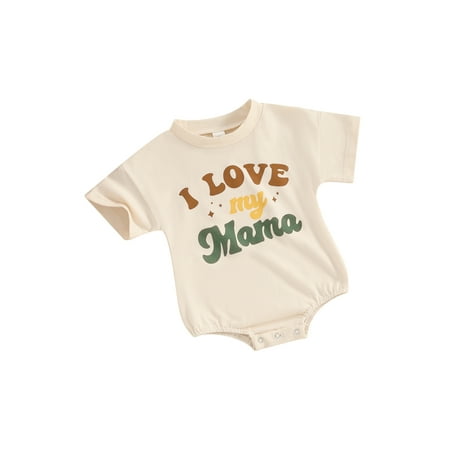 Co.MMehjri Baby Romper Short Sleeve Crew Neck Letters Print Summer Bodysuit Clothes for Girls Boys
Co.MMehjri Baby Romper Short Sleeve Crew Neck Letters Print Summer Bodysuit Clothes for Girls Boys