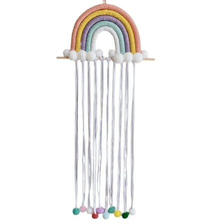 Limei Wall-mounted Decor Gift Eye-catching Chic Children Room Pendant Woven Rainbow Hanging Decor
Limei Wall-mounted Decor Gift Eye-catching Chic Children Room Pendant Woven Rainbow Hanging Decor