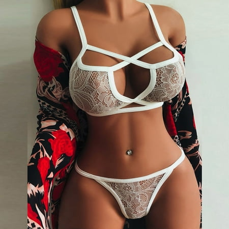 Miluxas Clearance Women Lingerie Corset Lace Free Wire Racy Muslin Sleepwear Underwear Tops+Briefs White 6(M)
Miluxas Clearance Women Lingerie Corset Lace Free Wire Racy Muslin Sleepwear Underwear Tops+Briefs White 6(M)
