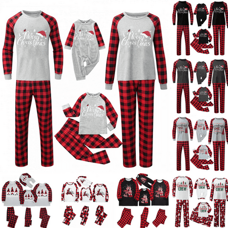 Matching Christmas Family Pajamas Sets Xmas Elk Reindeer Print Family Christmas Pjs Matching Sets Loungewear Outfits Christmas PJ s Letter Print Top and Plaid Pants
Matching Christmas Family Pajamas Sets Xmas Elk Reindeer Print Family Christmas Pjs Matching Sets Loungewear Outfits Christmas PJ s Letter Print Top and Plaid Pants