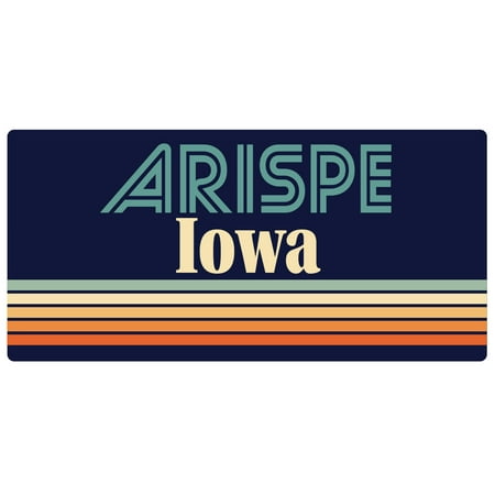 Arispe Iowa 5 x 2.5-Inch Fridge Magnet Retro Design