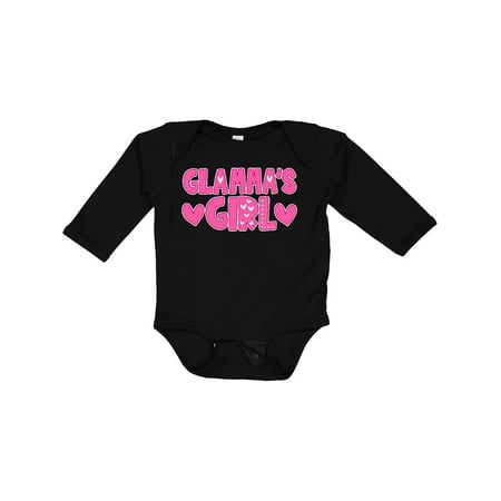 Inktastic Glamma s Girl Gift Gift Baby Girl Long Sleeve Bodysuit